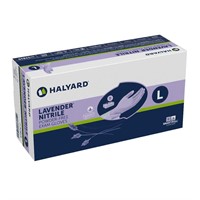 Box of 250 units -  Lavender Nitrile Gloves  Large