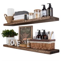 BGMG Floating Shelves 36 inch Long, Distressed,Wid