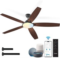 $120  Amico Ceiling Fans with Lights  52' Smart