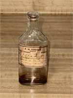 FH Tisdale druggist Sweet Springs Missouri bottle