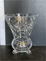 Pinwheel crystal vase