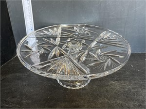 Pinwheel crystal platter