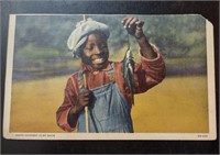 1940's Black Americana Postcard Catfishing!