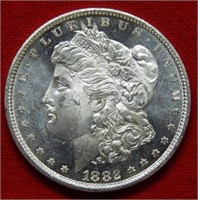 1882 CC Morgan Silver Dollar - - Proof Like