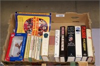 16pc Novels, Paperbacks & LE Football Bobblehead