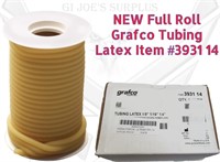 New Grafco Roll Latex Tubing 1/8" 1/16" 1/4" PC3
