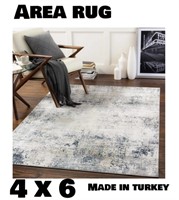 CAMPBELL AREA RUG 4.3 x 6  STYLE LPB04A BLUE /