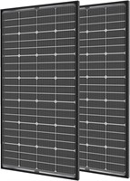 Bifacial 400 Watt Solar Panels 12V, 2 Pack