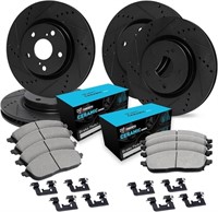 R1 Concepts Front Rear Brakes and Rotors Kit