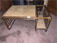 BAMBOO AND RATTAN BED TRAY