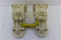 Pair of Chalkware Wall Sconces