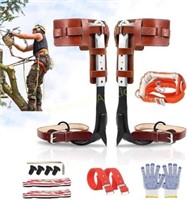 Tree Climbing Spikes Set  Height Adjustable