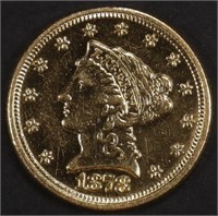 1878 $2.5 GOLD LIBERTY CH BU