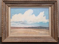 Original Oil of 'Storm Over the Valley' by CF