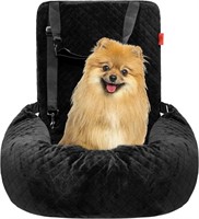 Lusso Gear Dog Car Seat for Small Dogs (Black)