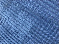 Blue Plush Bath Mat 24" x 56"