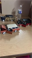 3pc Diecast 1 24th Scale Station Wagons