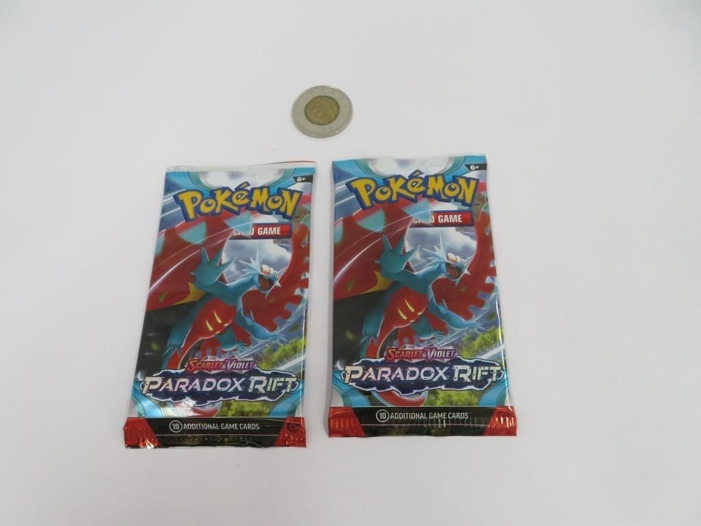 2 pack neufs de cartes Pokémon