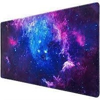Starry Galaxy 4x2ft Mouse Pad Purple