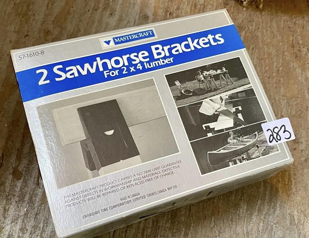 2 SAW HORSE BRACKETS