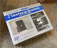 2 SAW HORSE BRACKETS