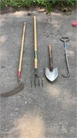 Hook, Homemade Shovel, Garden Tool,