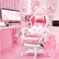 $280-*See Declaration* Vigosit Pink Gaming Chair,