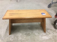 12 inch tall wooden bench