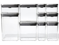$169 OXO Steel Pop 12-Pc. Food Storage Container