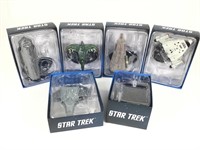 6 Mini Star Trek Models NIB
