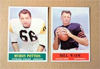 2 1964 Philadelphia Cards Myron Pottios & Bill Wad