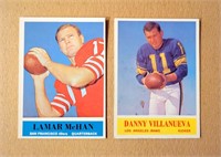 2 1964 Philadelphia Cards Villanueva & Lamar McHan