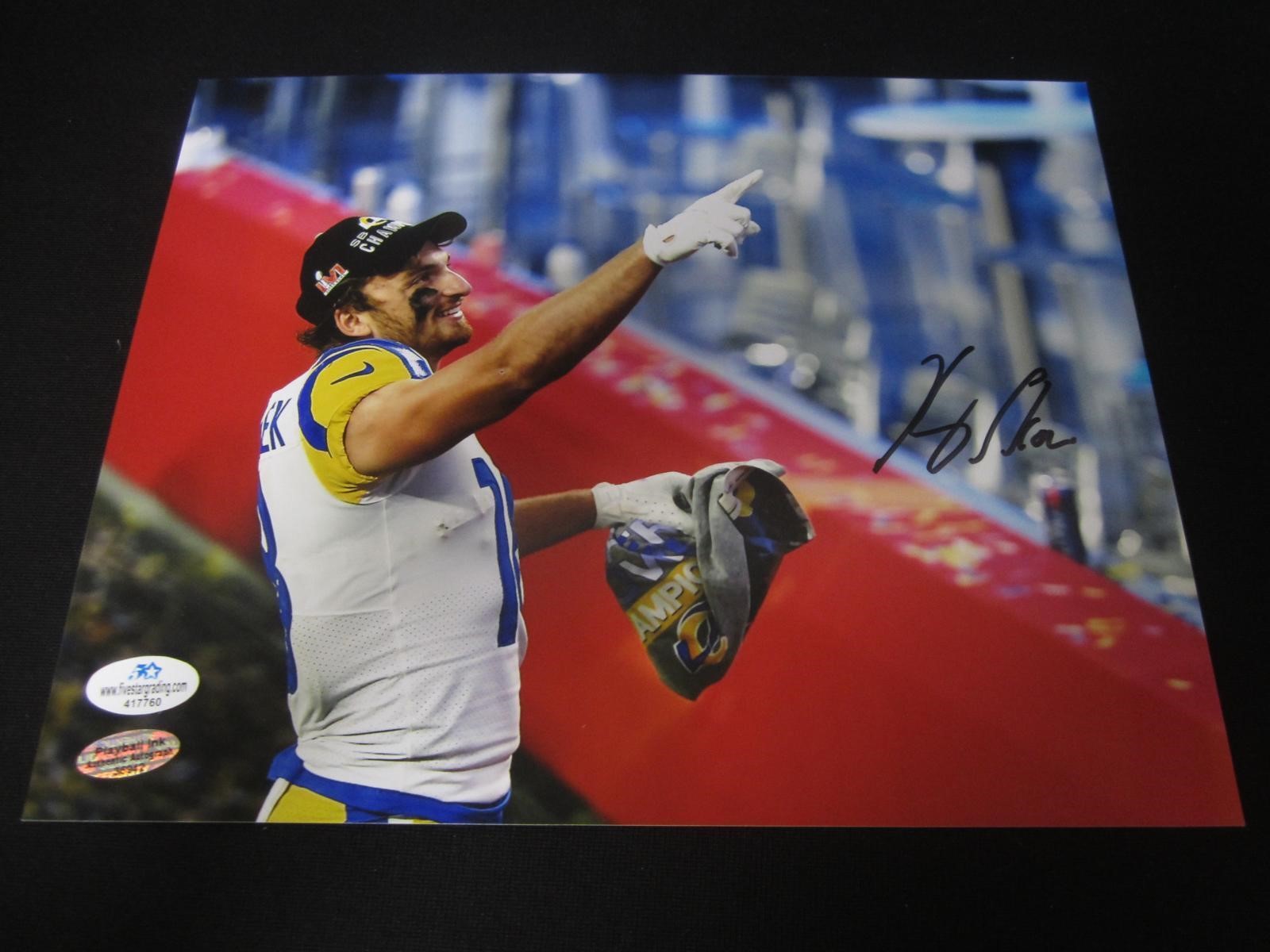 BEN SKOWRONEK SIGNED 8X10 PHOTO RAMS COA