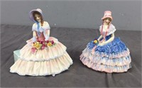 2x The Bid Royal Doulton Ladies / Figurines