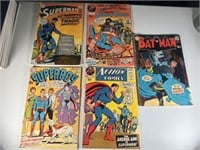 5 Vintage DC Comic Books