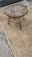 Short Outdoor Metal Table