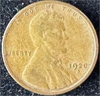 1920-S Lincoln Wheat Penny