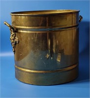 Brass Bin w/Handles