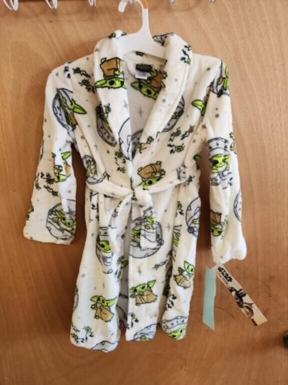 The Mandalorian Star Wars Size S Bath Robe New