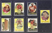 Football Cards 7 different 1958 Topps Washington R