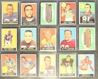Football Cards 1961 Topps 15 different in top load