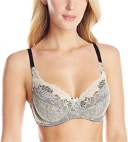 Wonderbra Women's 34C Chantilly Lace Bra, Black