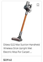 Used Dibea G22 Stick Vacuum Cleaner No Charging