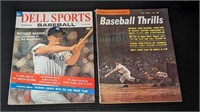 2 Old Baseball Magazines Mantle Maris