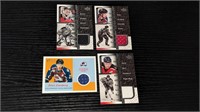 4 Various Star Jersey Hockey Cards