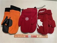 NEW PAIRS OF MITTENS CANADA