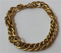 GOLD GR MONET SIGNED BRACELET