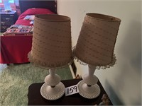 pair of hubnal lamps