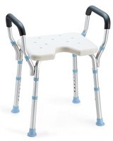 OasisSpace Adjustable Shower Chair with Arms for I