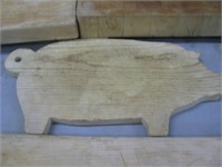 16" pig cutting board